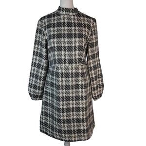 Academia Ivy City Co. Size M Tweed Dress Preppy French Girl Style Parisian Fall